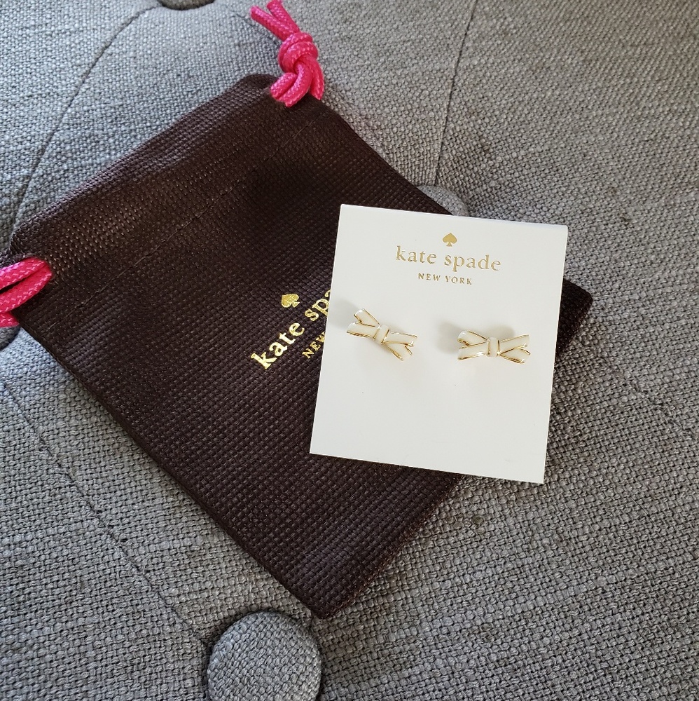 NWT Kate Spade Double Bow Earrings